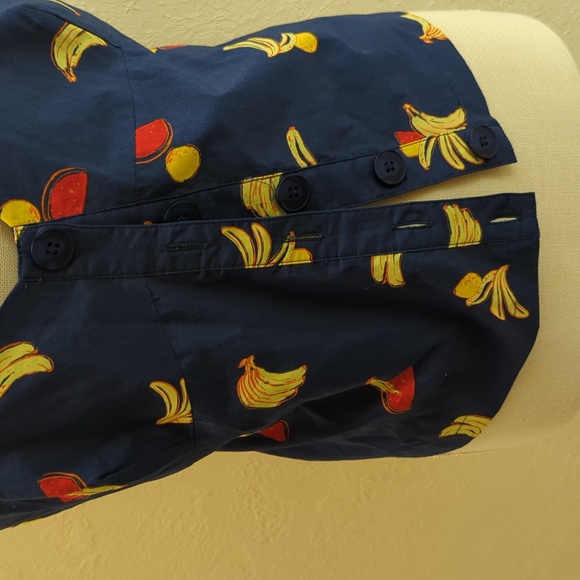 Modcloth Navy Fruit vest - Picture 6 of 6